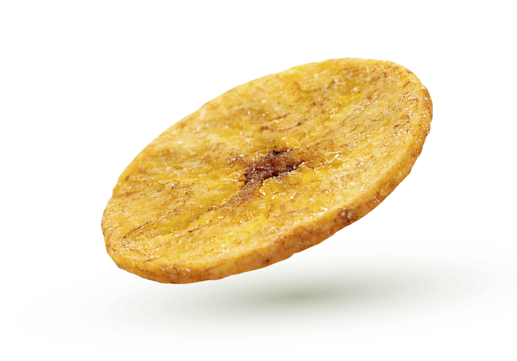 Chips de plátano maduro
